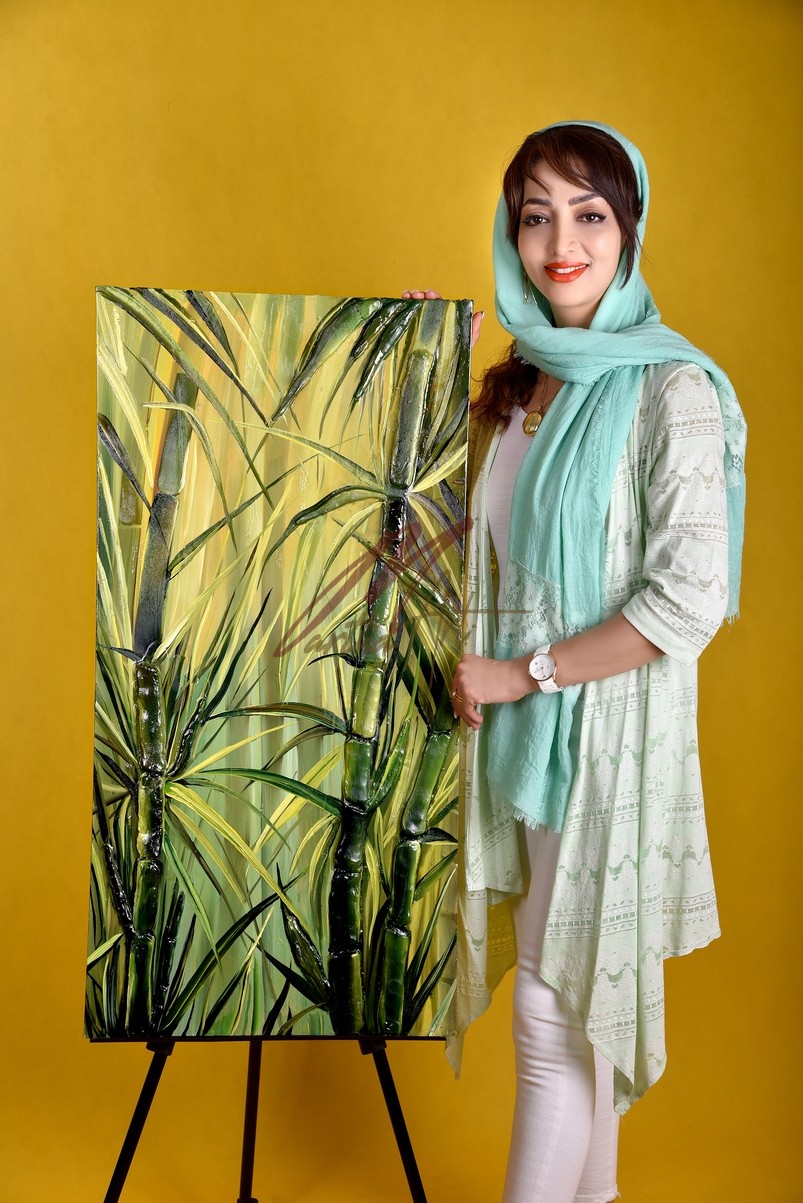 نقاشی سبک دکوراسیون بامبو