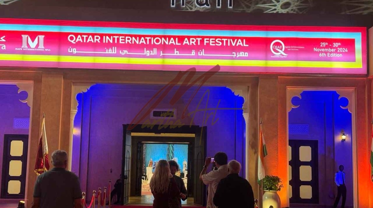 Martha Ghahraman at Qatar International Art Festival 2024