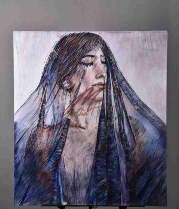 Silken lady Painting