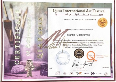 Qatar International Art Festival (QIAF) 2024 Certification