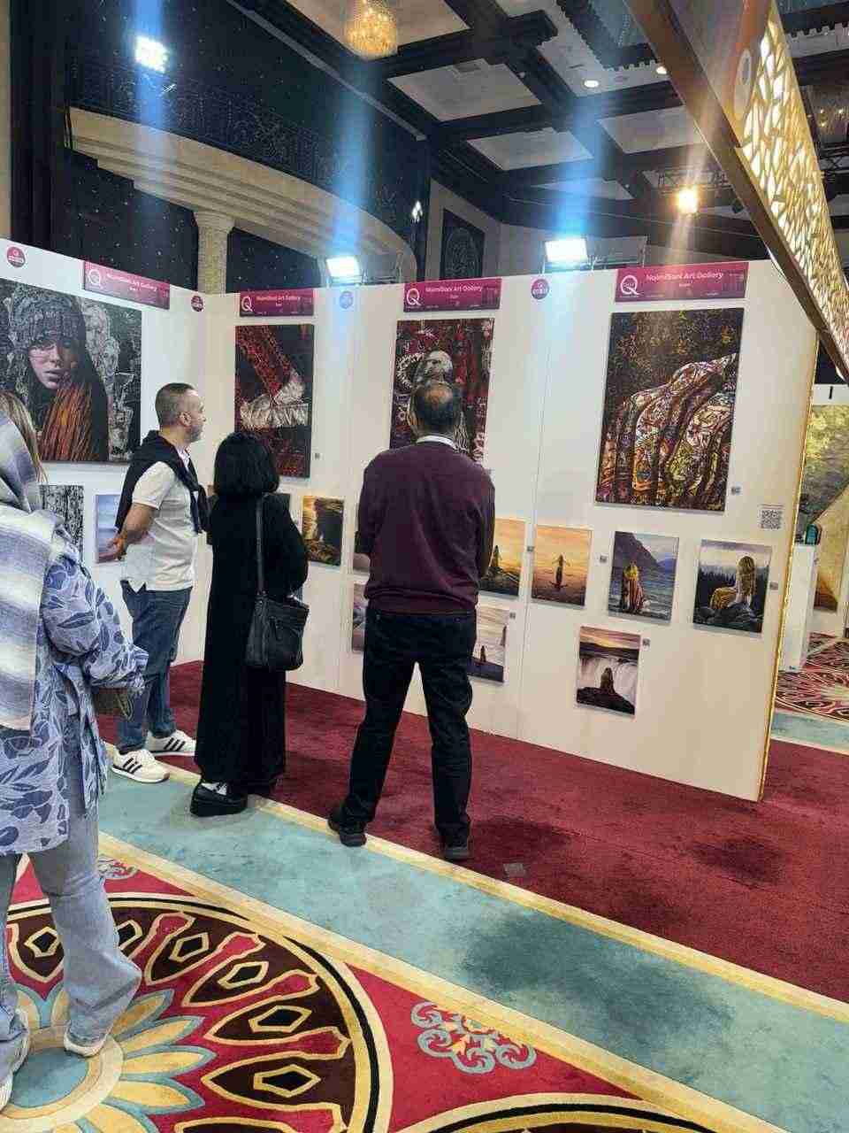 Martha Ghahraman at Qatar International Art Festival: Showcasing Her Latest Artworks