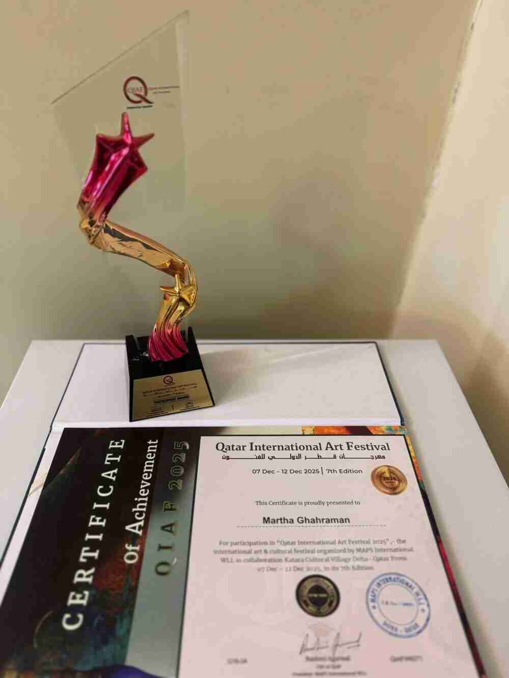 martha ghahraman at the qiaf 2025